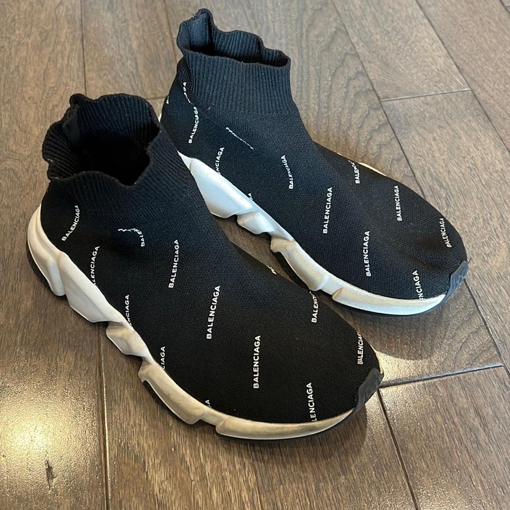 Balenciaga logo trainers
